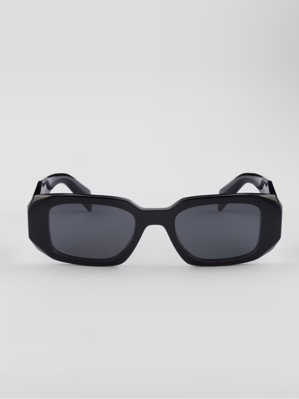 Prada Black Oversized Geometric Sunglasses